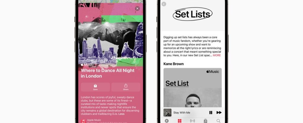 Apple Maps et Music facilitent la recherche de concerts