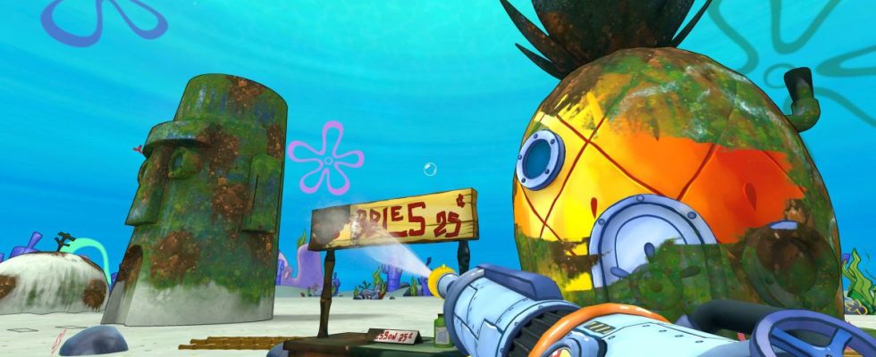 Après Tomb Raider et Final Fantasy, PowerWash Simulator va arroser SpongeBob Squarepants