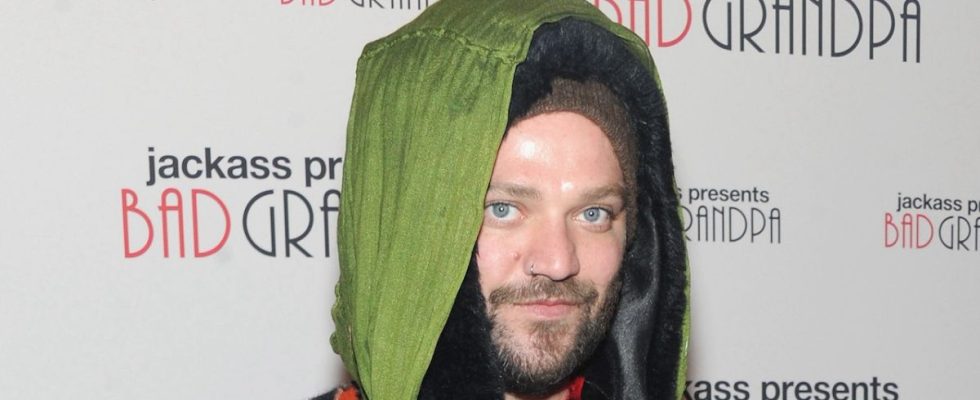 Bam Margera at the premiere of Bad Grandpa in 2013