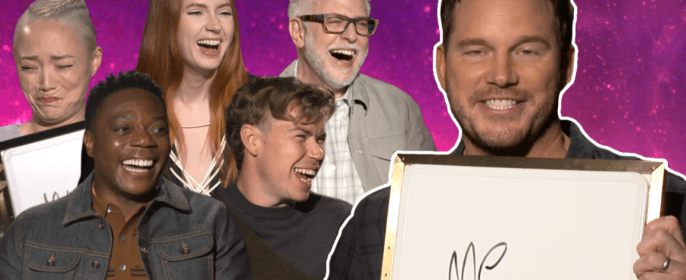 Chris Pratt, James Gunn et le casting de "GOTG 3" n'arrêtent pas de rire pendant les anecdotes