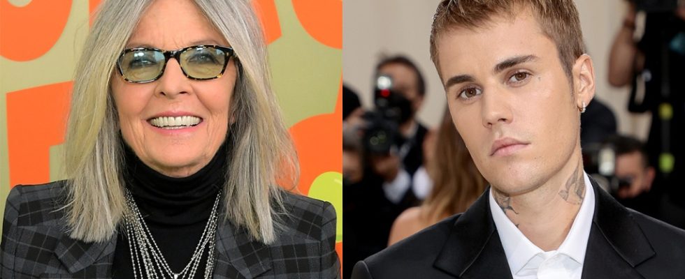 Diane Keaton dit qu'elle "ne connaissait même pas" Justin Bieber avant de jouer dans son clip "Ghost"