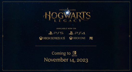 Hogwarts Legacy pour Switch reporté au 14 novembre