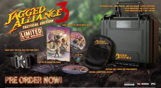Jagged Alliance 3 sera lancé cet été, l'édition physique 'Tactical Edition' annoncée