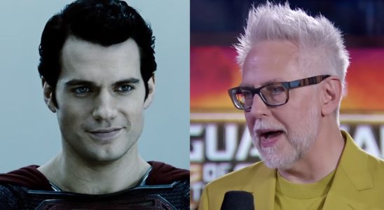 Henry Cavill in Man of Steel, James Gunn doing press for Guardians of the Galaxy vol. 3