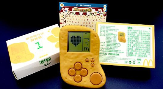 L'appareil de jeu portable Tetris McDonald's Chicken McNugget célèbre le 40e anniversaire de la série