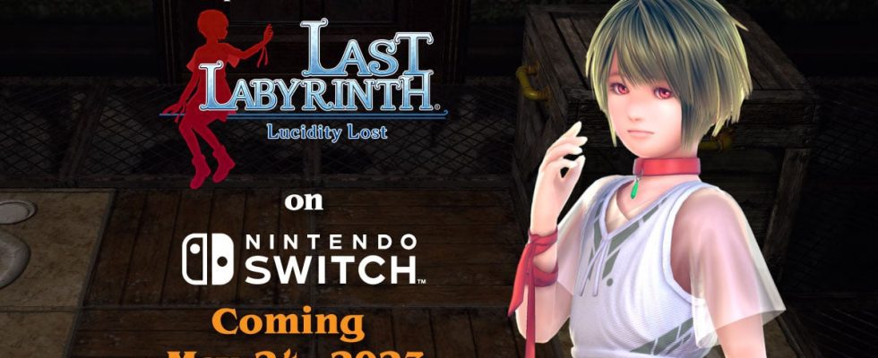 Last Labyrinth : Lucidity Lost pour Switch sortira le 24 mai