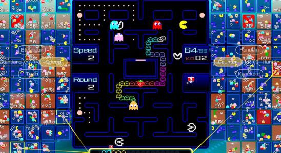 Le jeu Pac-Man battle royale s'arrête
