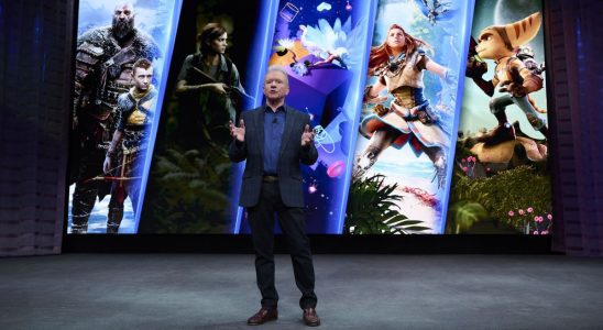 Jim Ryan, president and chief executive officer of Sony Interactive Entertainment Inc., speaks during a press event at the 2023 CES event in Las Vegas, Nevada, US, on Wednesday, Jan. 4, 2023. For the first time, CES has a theme: how technology is addressing the world