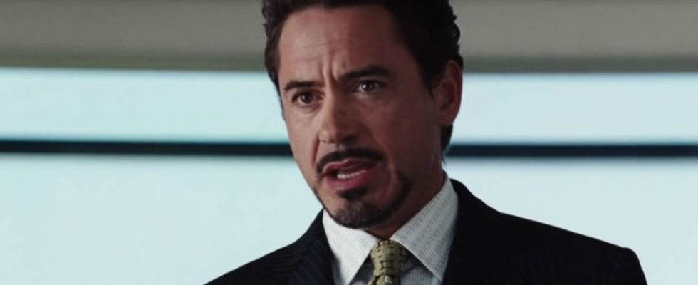 Robert Downey Jr in Iron Man