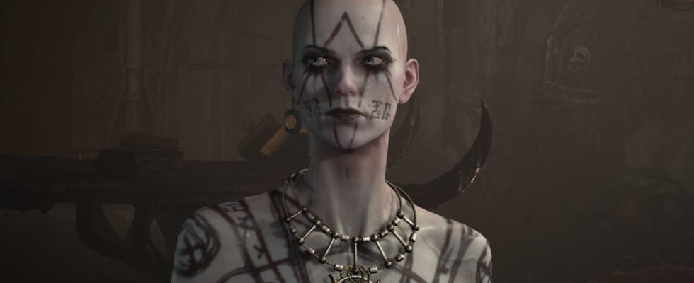 Necromancer character in Diablo 4