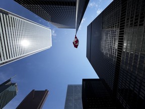 Grandes tours bancaires au centre-ville de Toronto