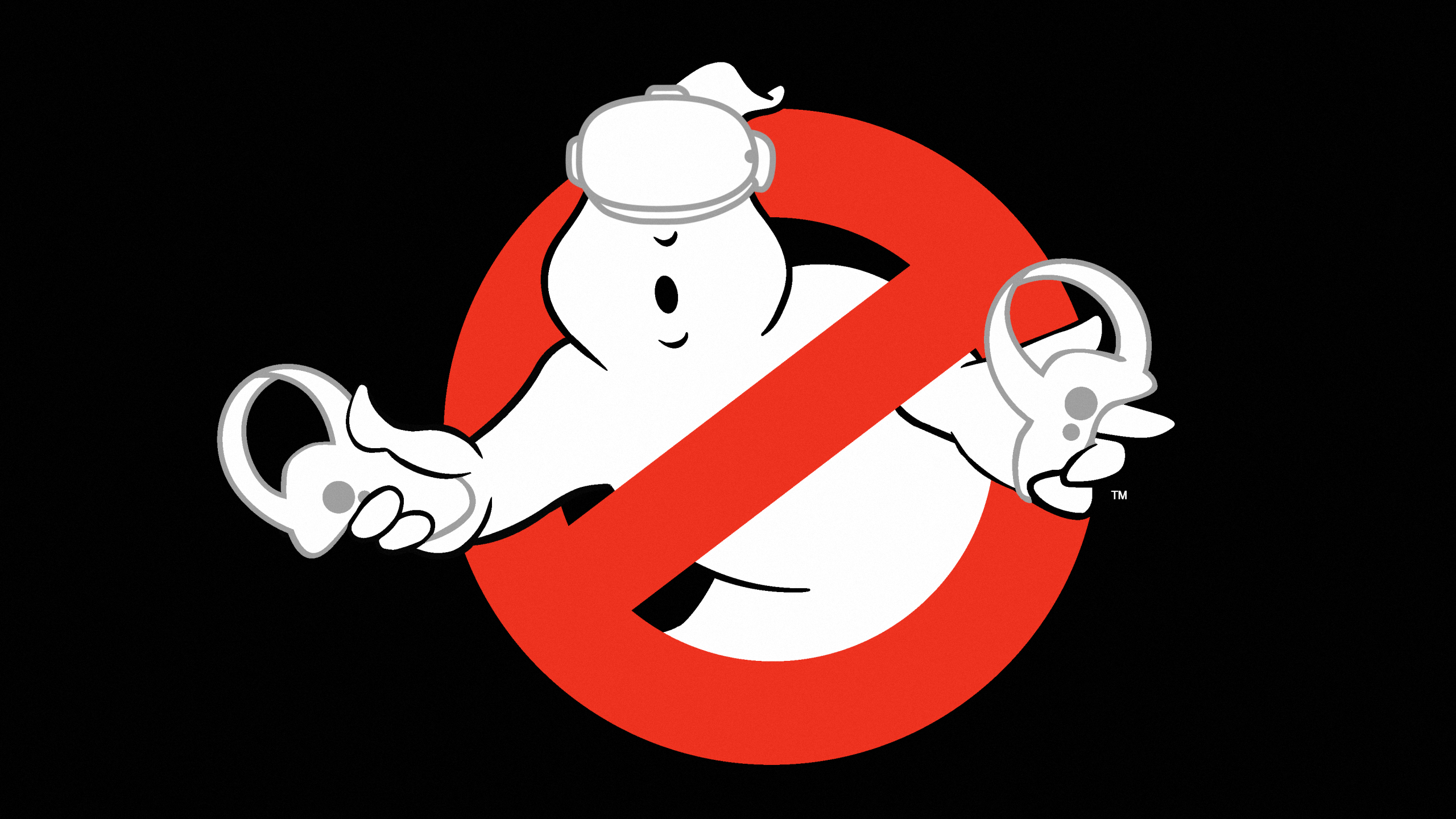Le nouveau logo Ghostbusters VR - le fantôme porte un Quest 2