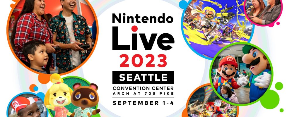 Nintendo Live 2023 Seattle prévu du 1er au 4 septembre