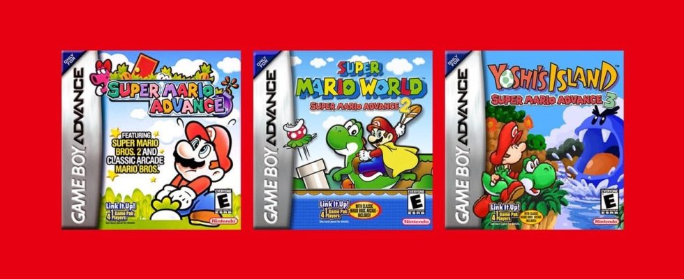 Nintendo étend la bibliothèque GBA de Switch Online avec trois jeux Super Mario