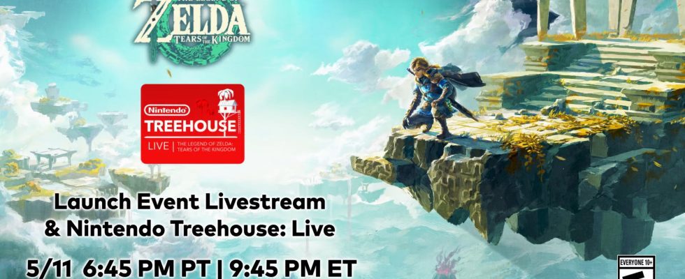 Nintendo organise une diffusion Treehouse Live pour la sortie de Zelda: Tears of the Kingdom