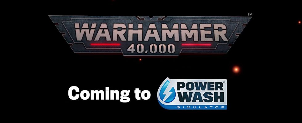PowerWash Simulator - Collaboration Warhammer 40 000 annoncée
