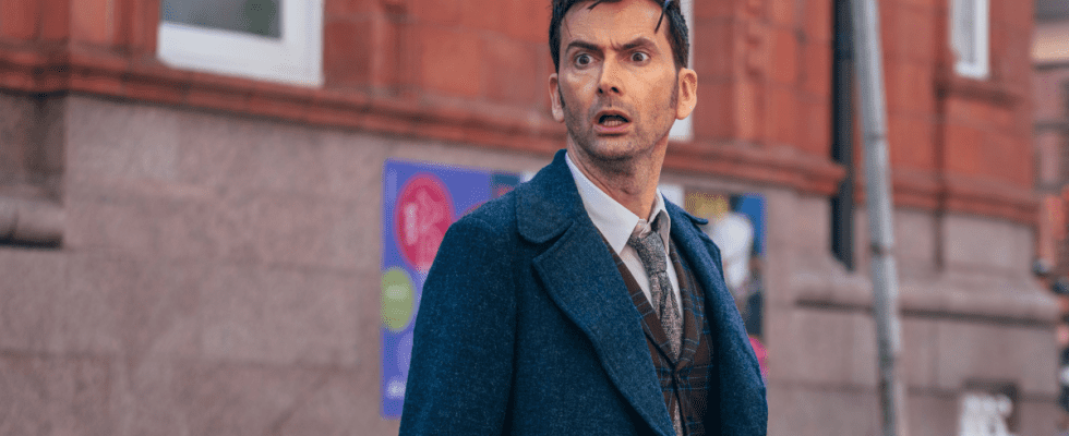 David Tennant as the Fourteenth Doctor in the 60th Anniversary specials