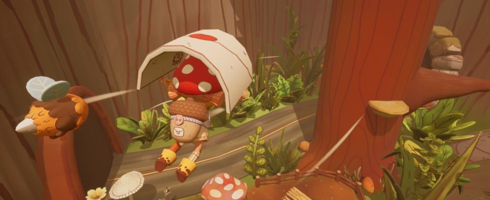 Soyez un postier champignon livrant aux animaux des bois dans ce jeu de plateforme confortable