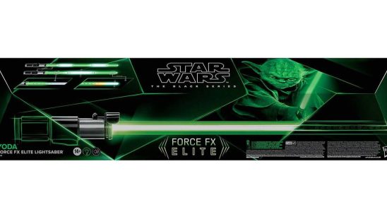 Star Wars lance le sabre laser Yoda de luxe