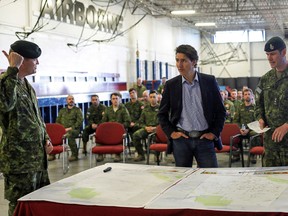 Le premier ministre Justin Trudeau à Edmonton