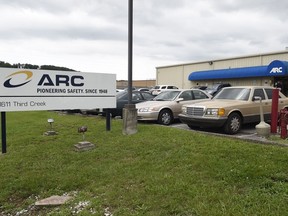 L'usine de fabrication d'ARC Automotive est vue le 14 juillet 2015 à Knoxville, Tenn.