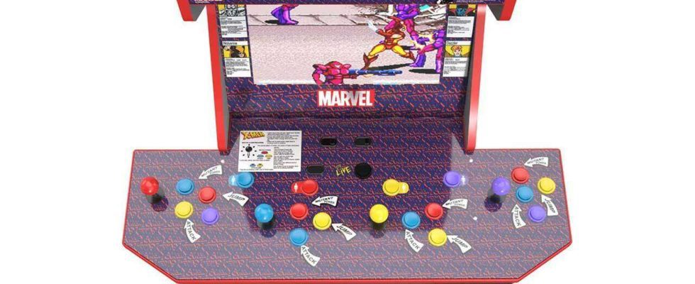 Le cabinet X-Men Arcade1Up bénéficie d'une réduction énorme aujourd'hui seulement