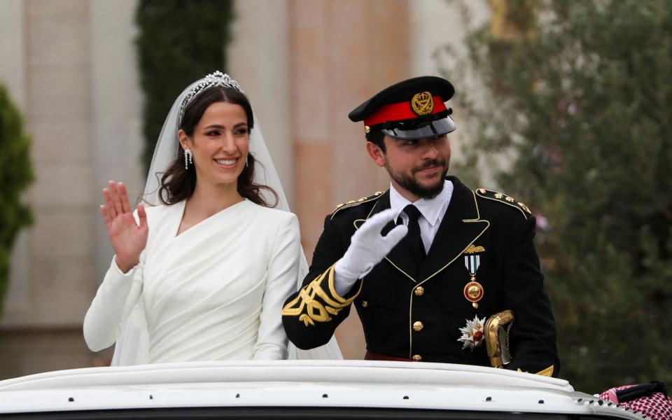 Le prince héritier Hussein et la princesse Rajwa Al Hussein seraient fiancés depuis août dernier - ALAA AL SUKHNI