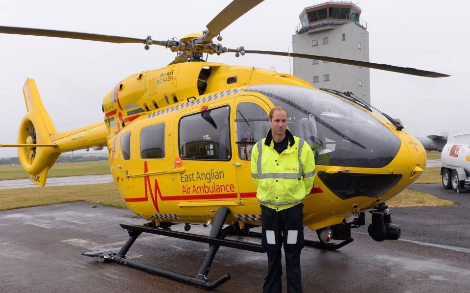 Le Prince, ancien pilote d'hélicoptère de recherche et de sauvetage de la RAF, a commencé à travailler avec l'EAAA le 13 juillet 2015 - WPA Pool/Getty Images Europe