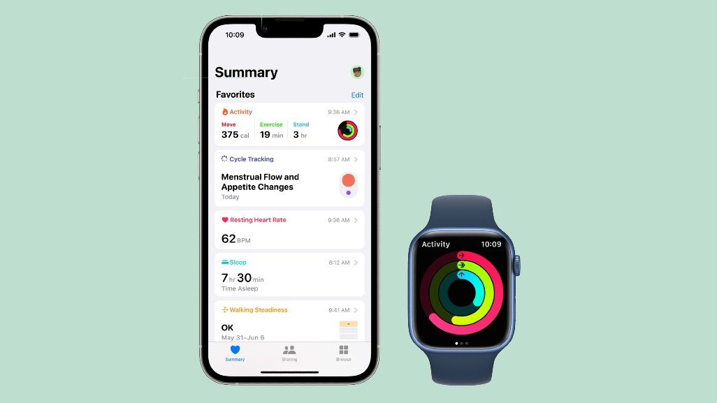 Apple Santé sur iPhone et Apple Watch