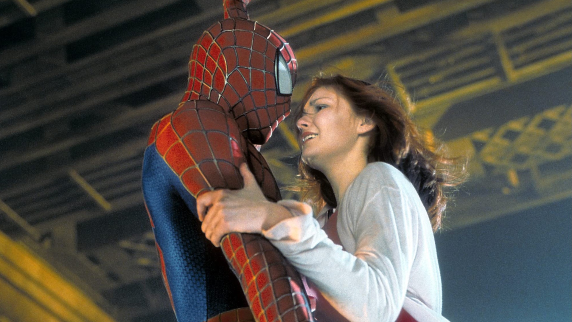Tobey Maguire et Kirsten Dunst dans Spider-Man