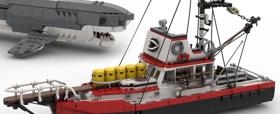 Vous allez avoir besoin d'une plus grande étagère pour l'ensemble LEGO officiel Jaws qui est en préparation