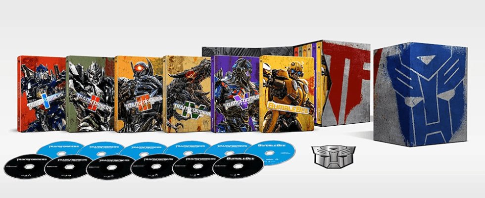 Transformers 6-Film Steelbook Box Set est disponible sur Amazon