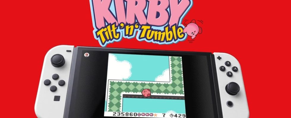 Nintendo présente les commandes de mouvement de Kirby Tilt 'n' Tumble sur le commutateur