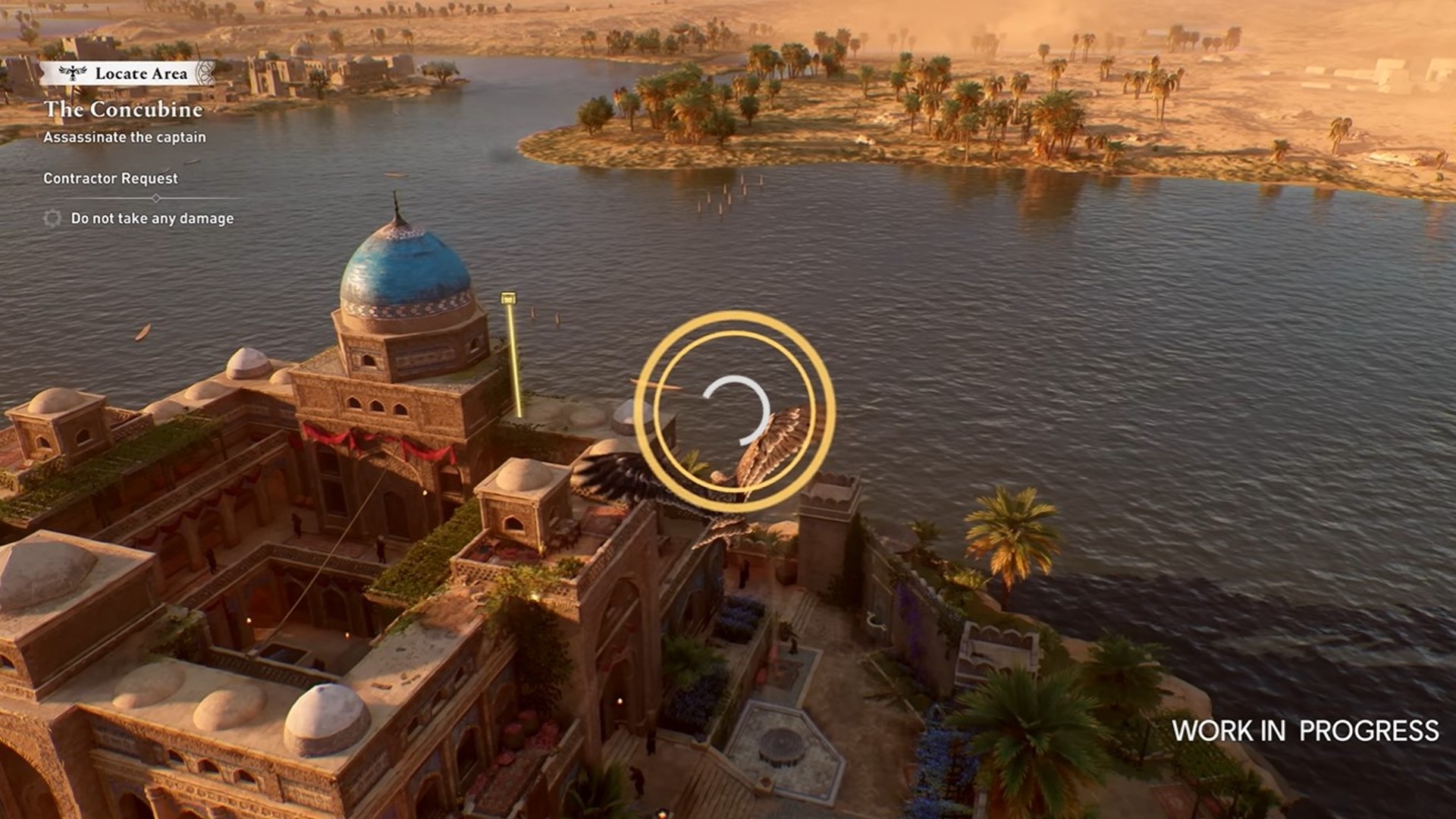 Assassin's Creed Mirage - Enkidu l'aigle en éclaireur d'en haut