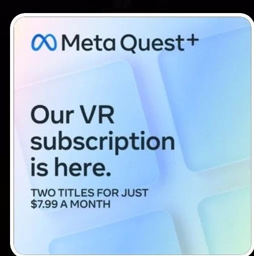 Abonnement Meta Quest+