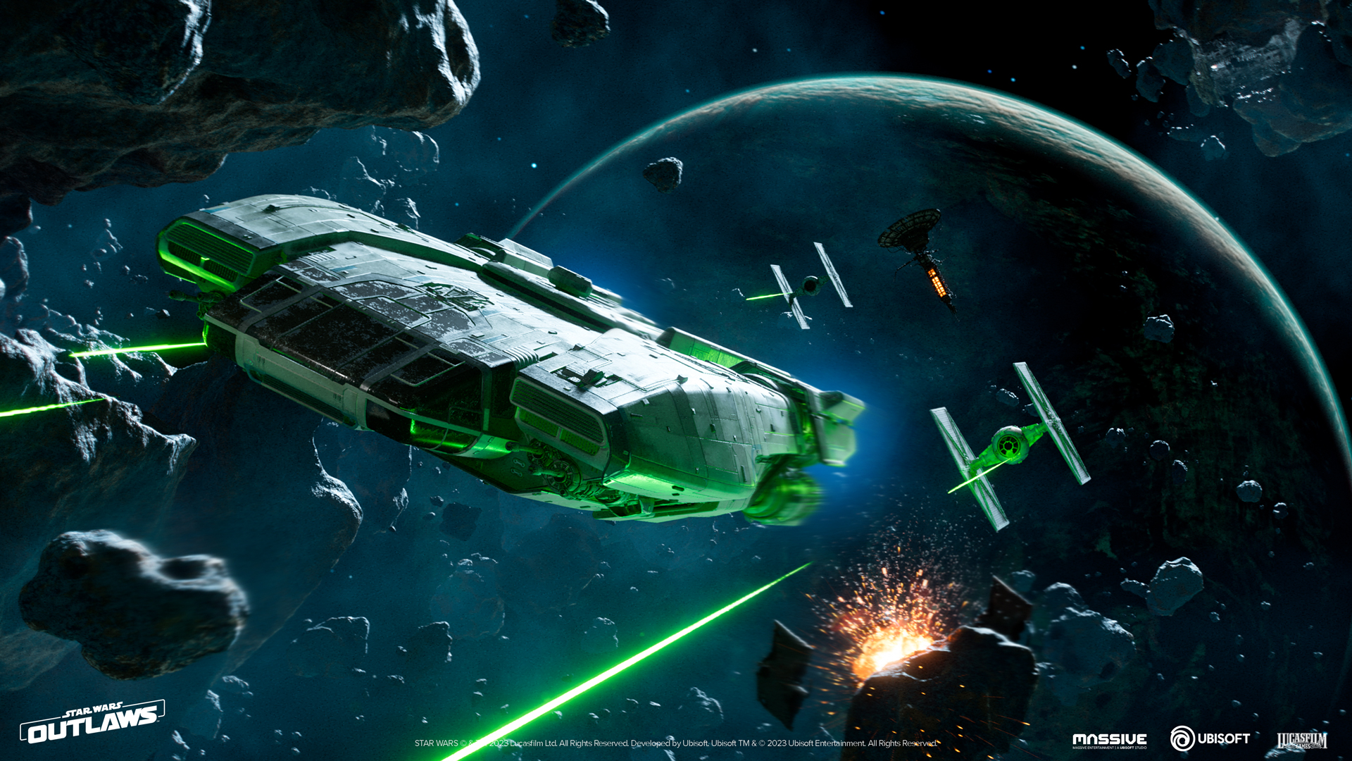 Capture d'écran du gameplay de Star Wars Outlaws