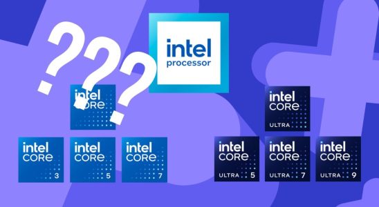 New intel branding structure graphic with a gamesradar background, showing 3 question marks over the top
