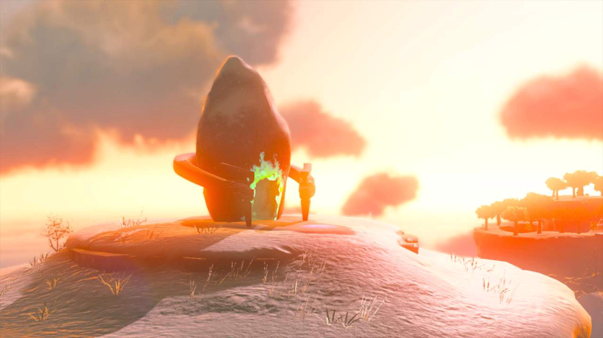 Le sanctuaire de Gutanbac sur la Great Sky Island dans Legend of Zelda: Tears of the Kingdom