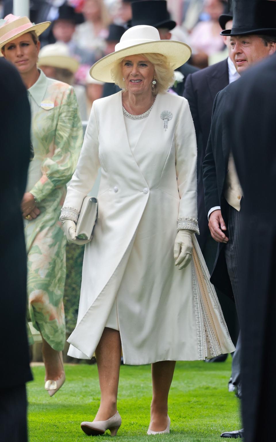 La reine Camilla assiste au premier jour de Royal Ascot 2023 à l'hippodrome d'Ascot