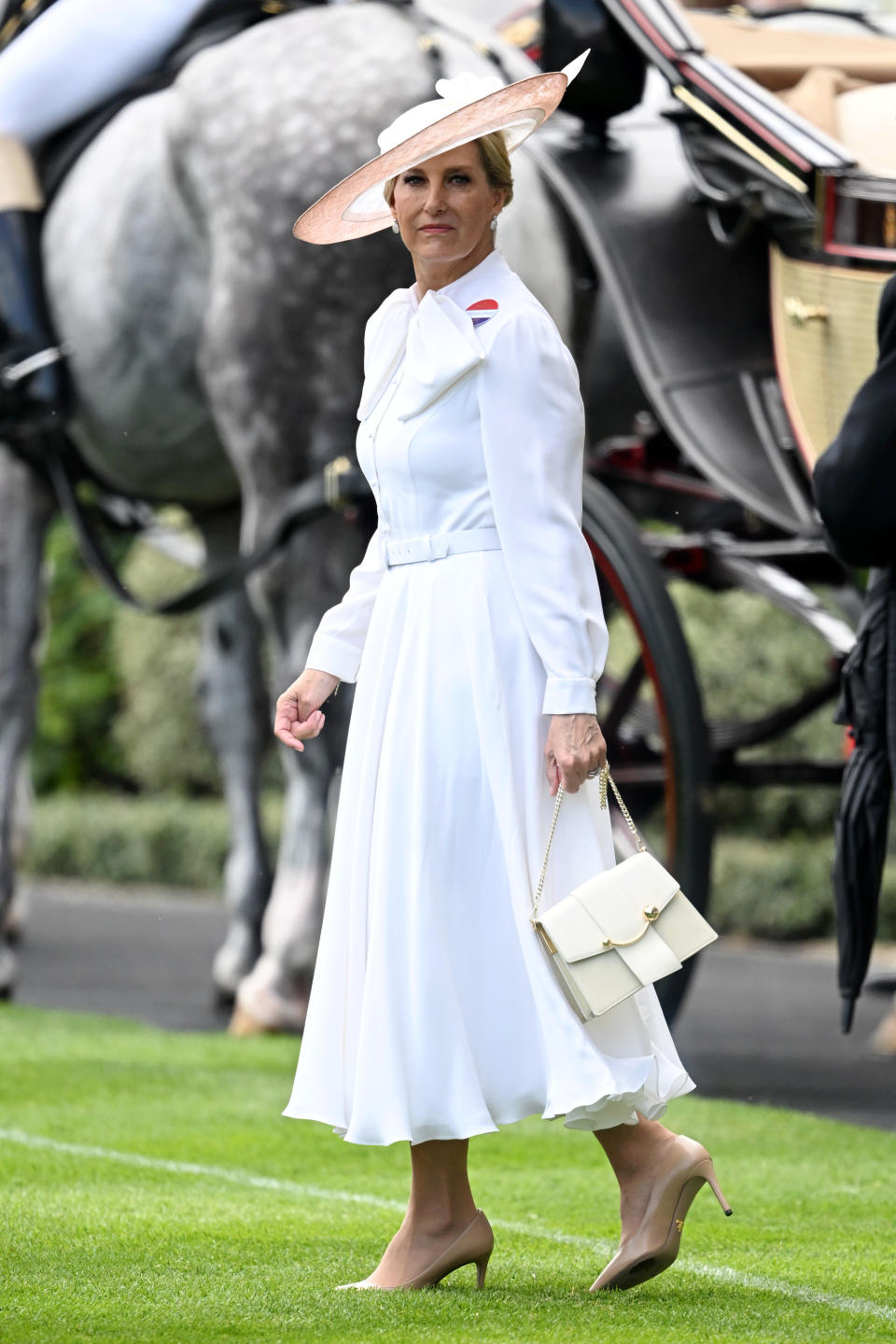 ASCOT, ANGLETERRE – 21 JUIN: Sophie, duchesse d'Édimbourg assiste à la deuxième journée de Royal Ascot 2023 à l'hippodrome d'Ascot le 21 juin 2023 à Ascot, en Angleterre.  (Photo de Samir Hussein/WireImage)