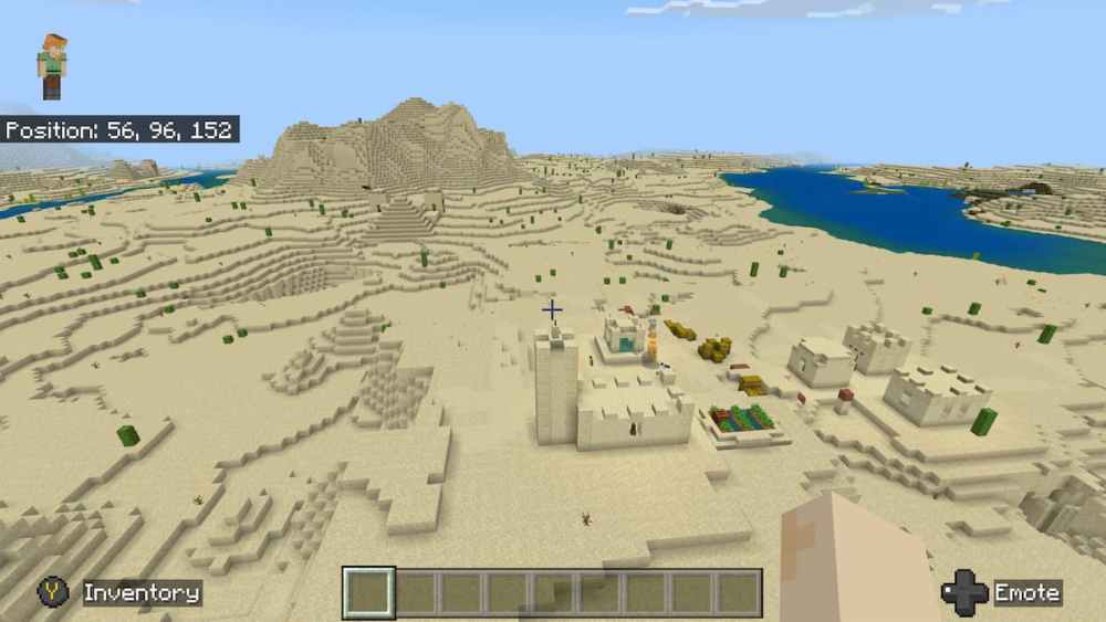 Un monde de temples du désert, les meilleures graines de Minecraft 1.20