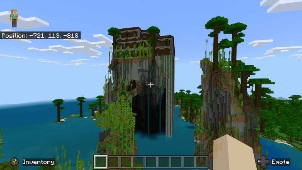 Meilleures graines de Minecraft, Woodland Mansion sur Jungle Biome