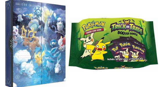 Calendrier de l'Avent Pokemon TCG et packs de cartes Halloween en précommande