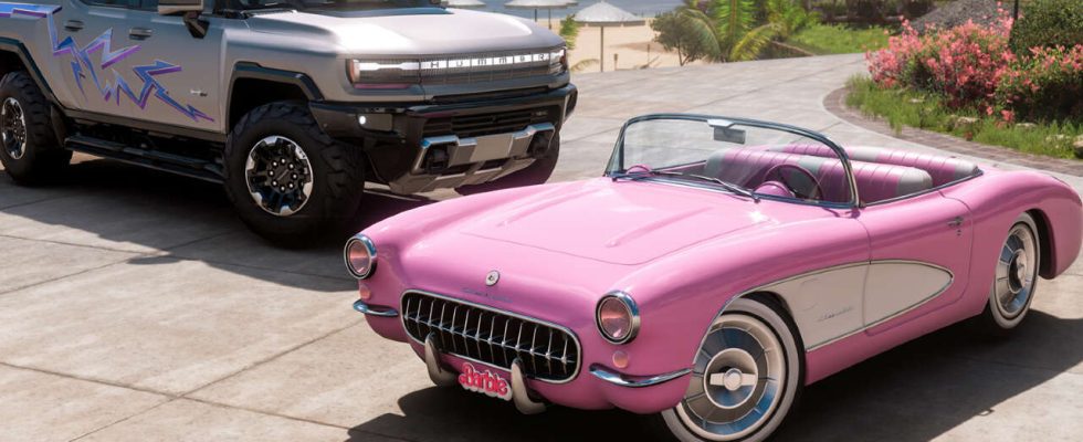 Le cabriolet rose de Barbie arrive sur Forza Horizon 5, avec une Xbox DreamHouse spéciale