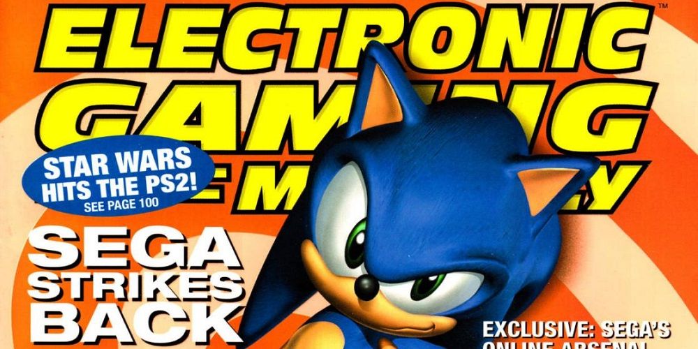 Couverture d'Electronic Gaming Monthly avec Sonic the Hedgehog