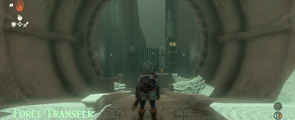 Zelda: Tears Of The Kingdom: Procédure pas à pas du sanctuaire de Riogok - Transfert de force