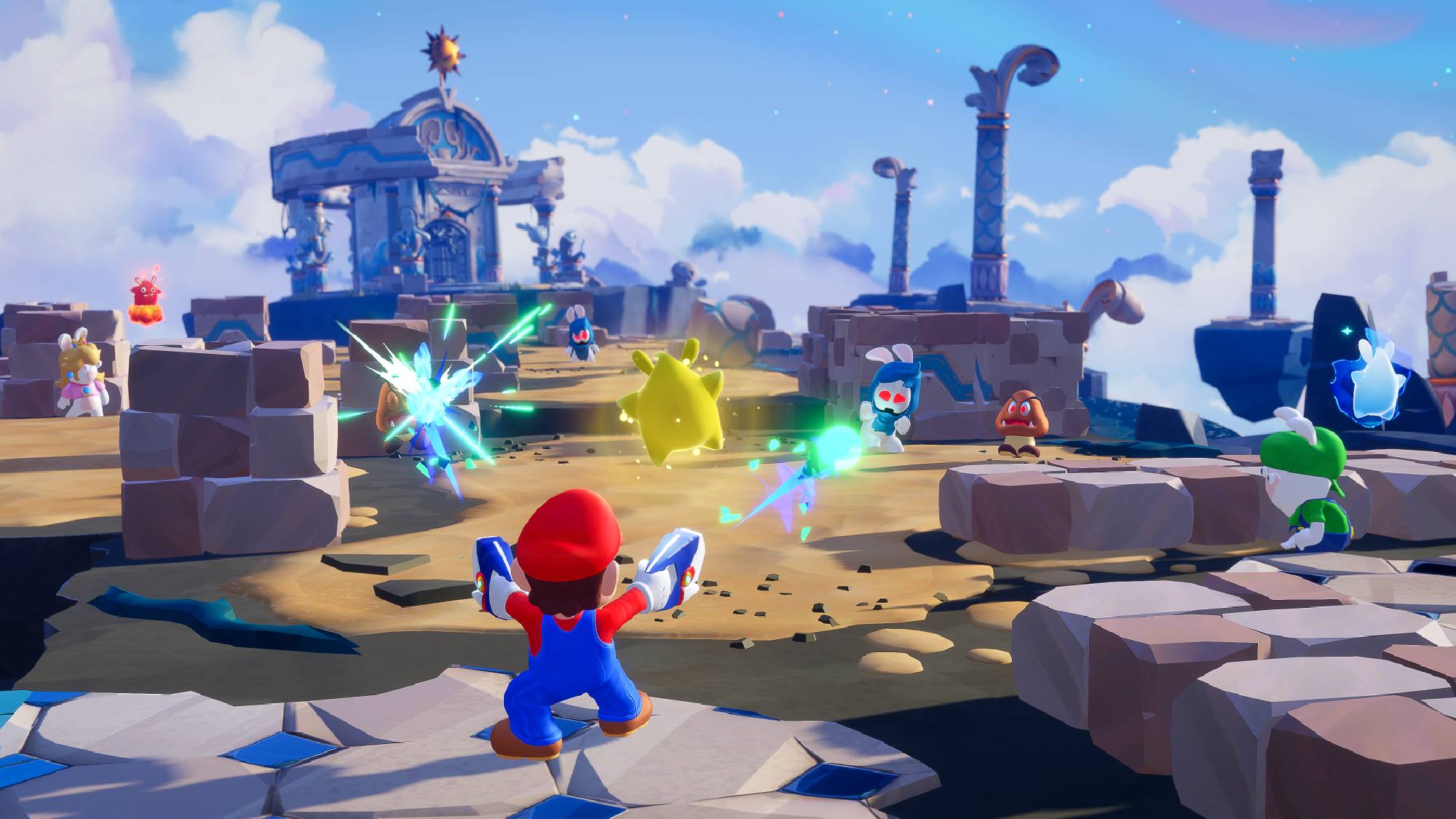 Capture d'écran de Mario + Lapins Crétins Étincelles d'espoir
