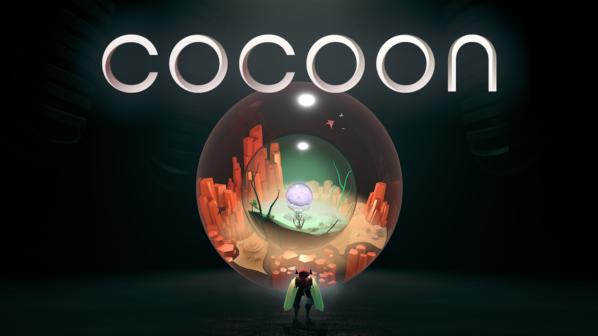 Art clé Cocoon avec un regard déroutant sur les mondes à l'intérieur
