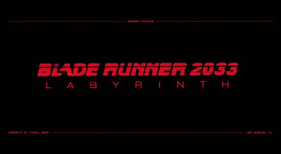 Blade Runner 2033 : Labyrinthe annoncé par Annapurna Interactive