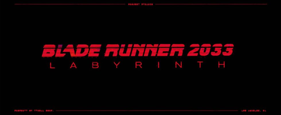 Blade Runner 2033 : Labyrinthe annoncé par Annapurna Interactive